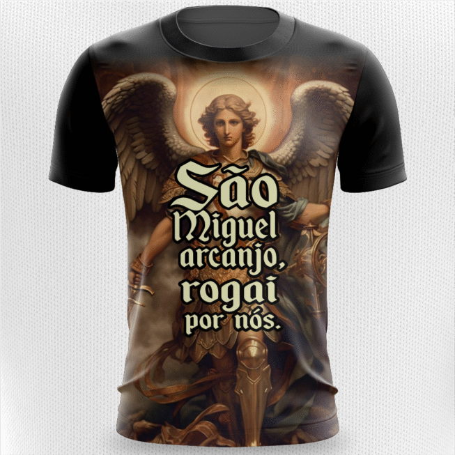 CAMISA VETOR SÃO MIGUEL ARCANJO