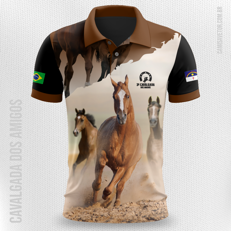 CAMISA VETOR CAVALGADA DOS AMIGOS