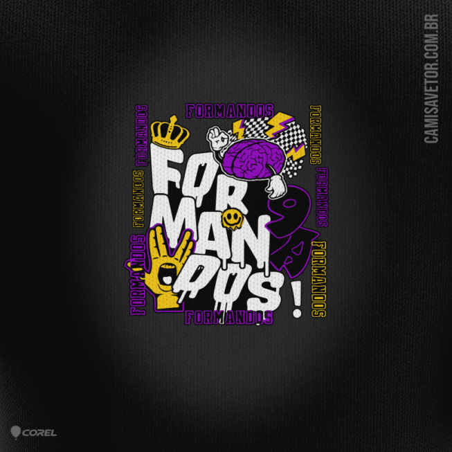 ESTAMPA VETOR FORMANDOS 9 A