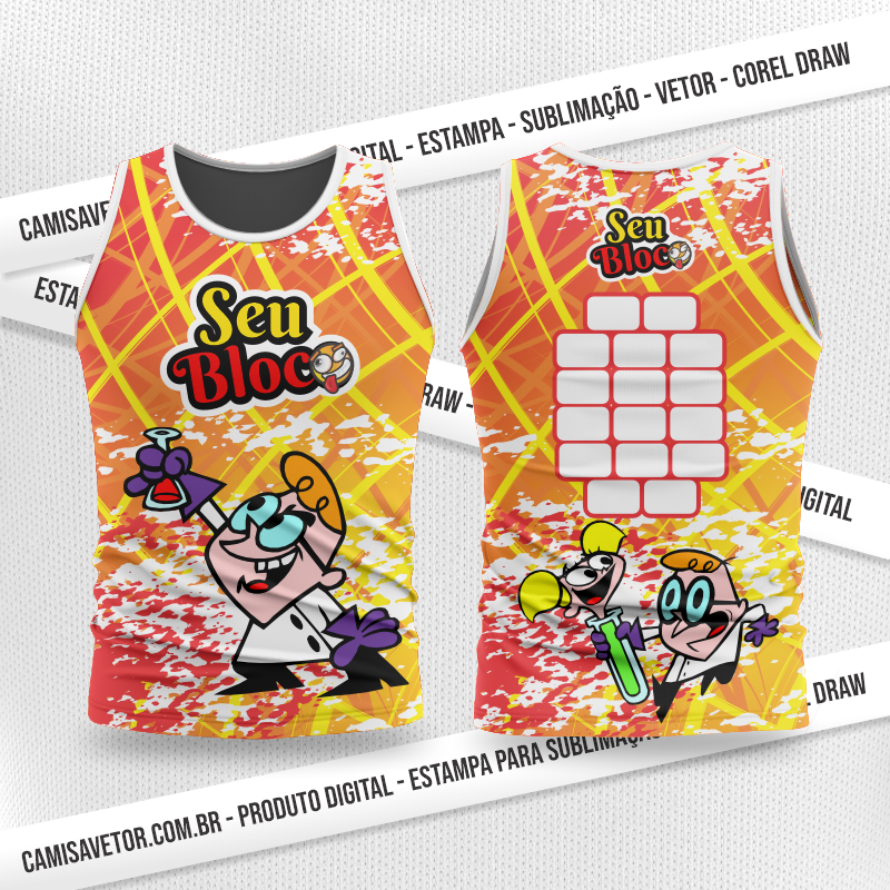 CAMISA VETOR ESTAMPA BLOCO ABADA CARNAVAL 75