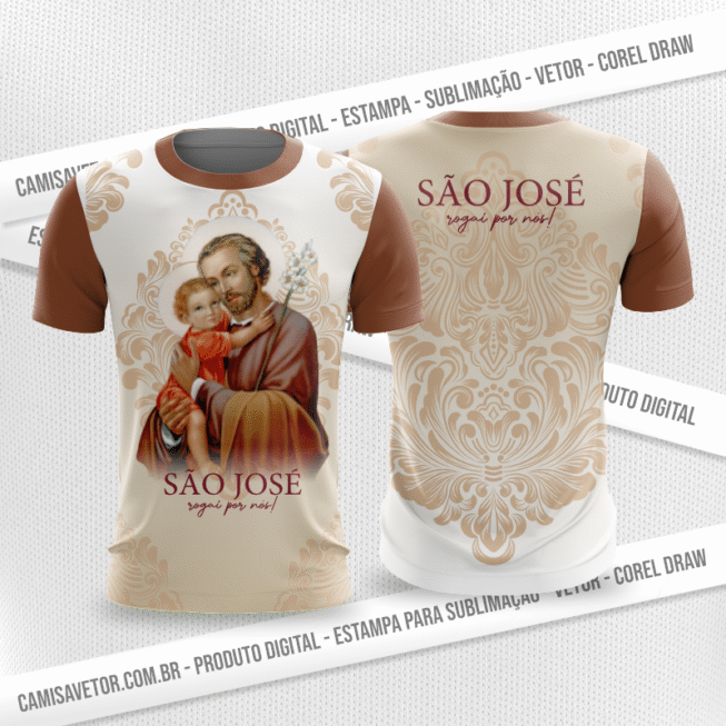 CAMISA VETOR ESTAMPA SÃO JOSÉ 76