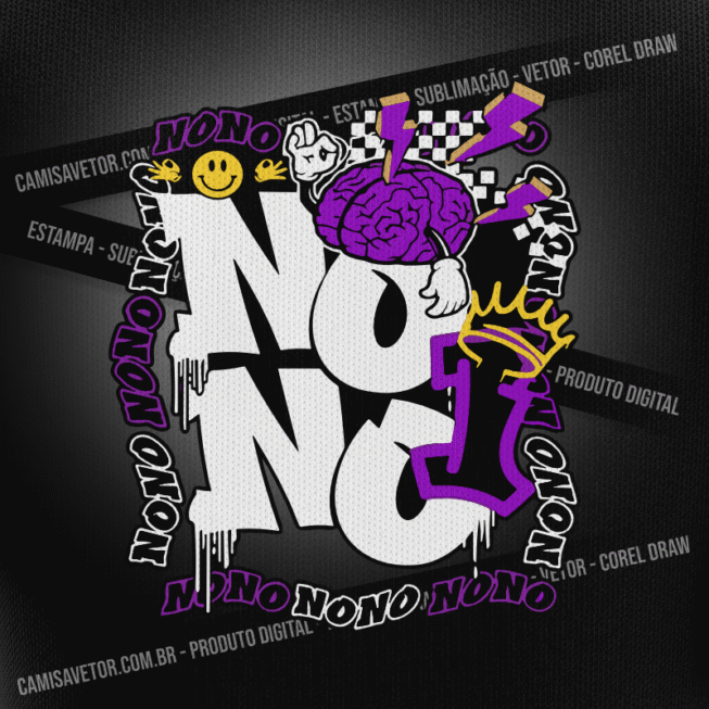 ESTAMPA CAMISA NONO ANO VETOR 11