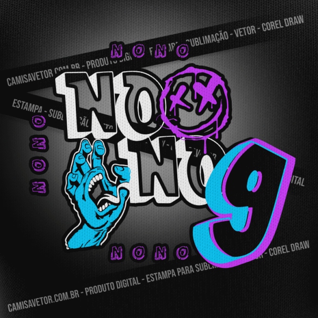 ESTAMPA CAMISA NONO ANO VETOR 17