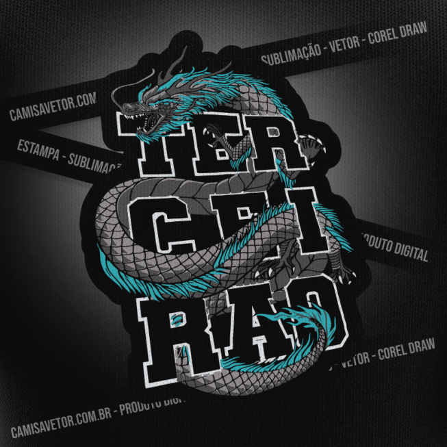 ESTAMPA TERCEIRÃO VETOR 32