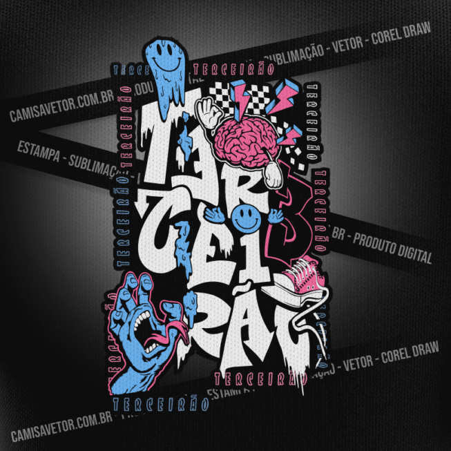 ESTAMPA TERCEIRÃO VETOR 34