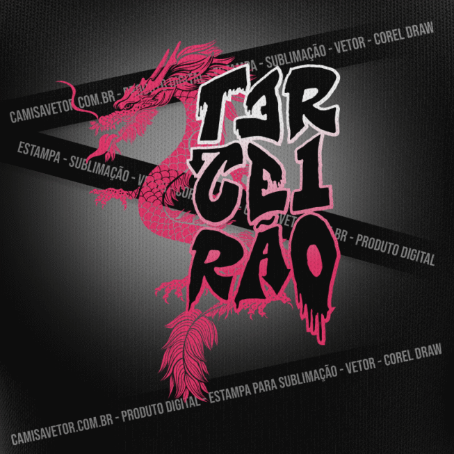 Estampa Terceirão Dragão