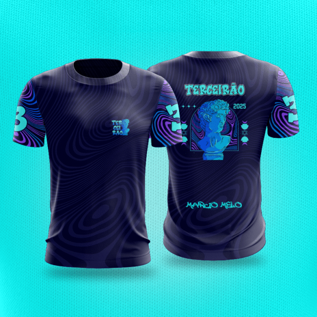 Estampa Terceirão para sublimação em CorelDraw.