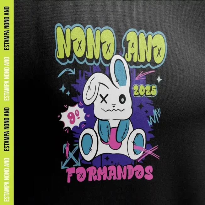 Estampa Nono Ano Coelho