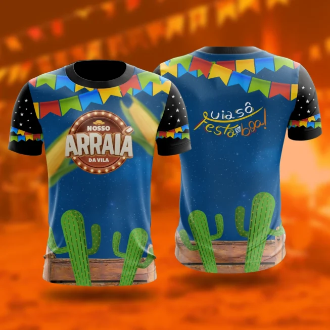 Estampa Arraiá da Vila