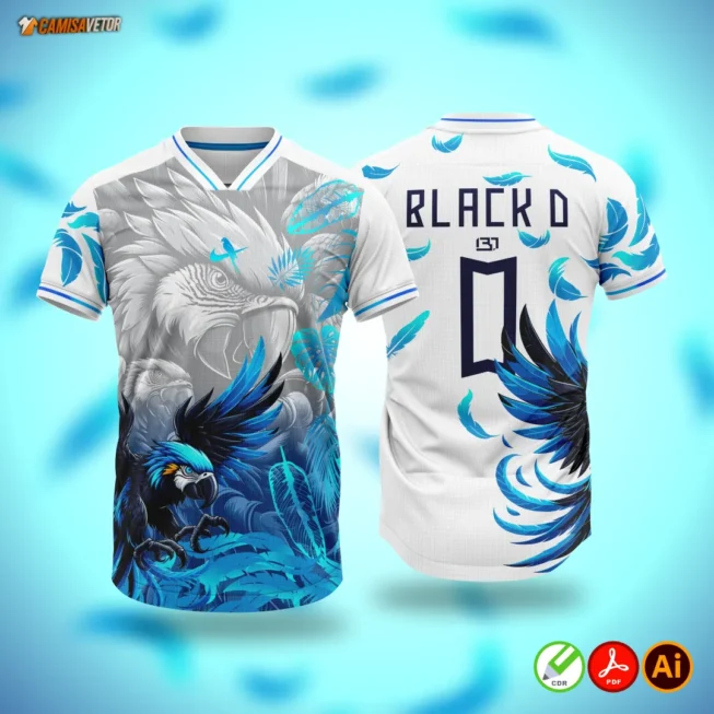 Estampa Interclasse Arara Azul 1