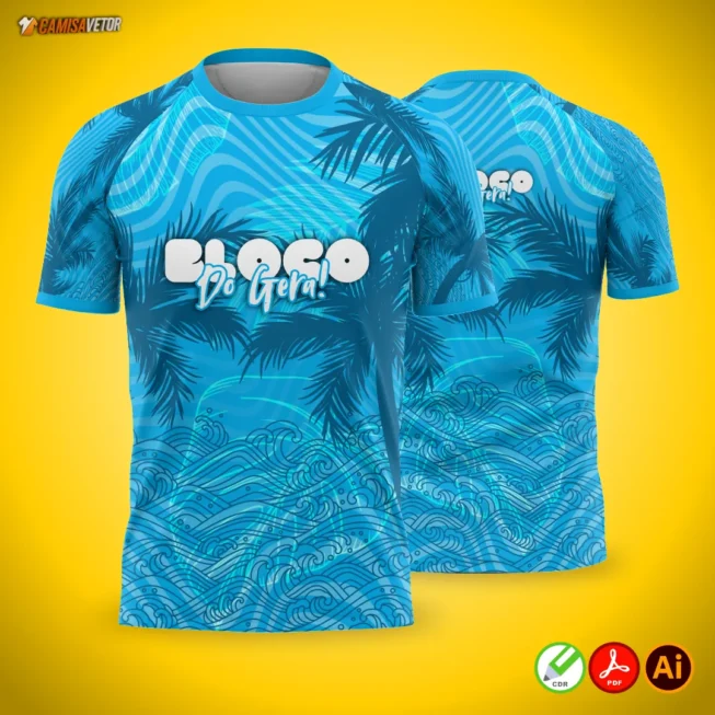 Estampa Abadá Bloco da Galera. Leve a alegria e a identidade do seu bloco para o próximo nível com essa arte vibrante e totalmente personalizável!