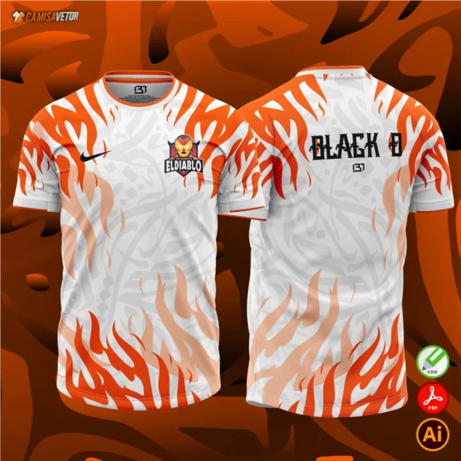 Chegue pesado no game com a Estampa Esports El Diablo! Um design agressivo, moderno e cheio de atitude, ideal para equipes de e-sports, gamers profissionais ou amantes da cultura gamer. A arte perfeita para destacar sua equipe com presença e respeito nas arenas digitais!