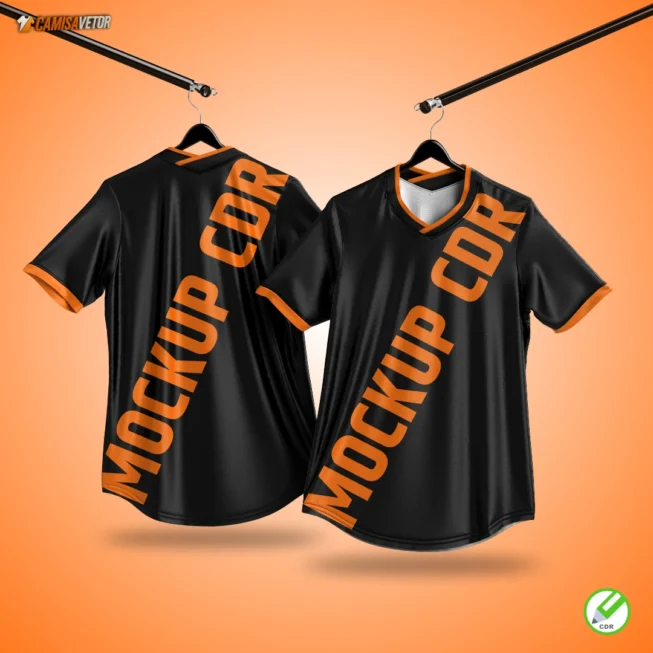 Apresente suas artes com profissionalismo usando o Mockup Gola V Nike!