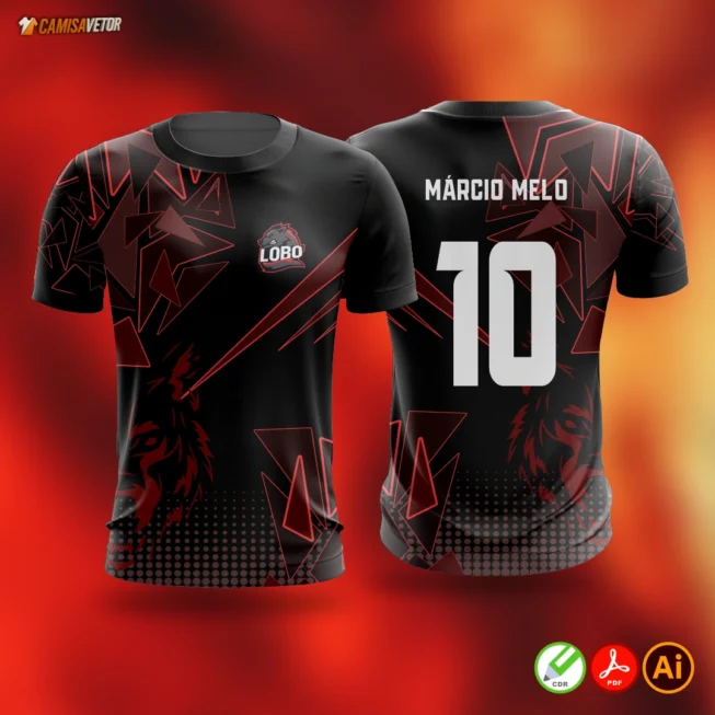 O Lobo, símbolo de coragem, liderança e espírito de equipe, agora em uma arte estampa interclasse lobo marcante e cheia de presença! Perfeita para mostrar a força e união da sua turma nas competições e eventos escolares. 🏆