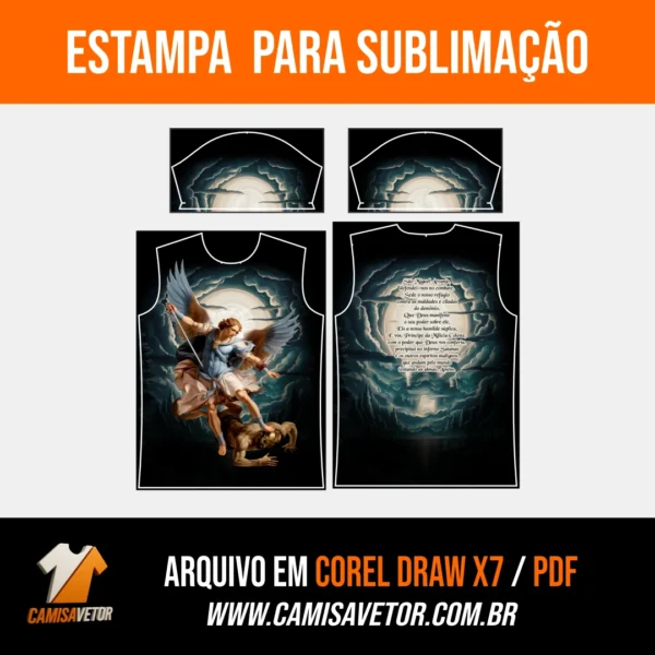 Estampa São Miguel Arcanjo 3 - Imagem 4