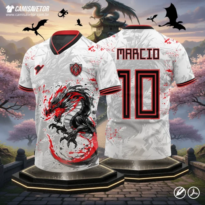 Mostre o poder e a garra da sua turma com a Estampa Camisa Interclasse Dragão 2! 💪🔥 Um design marcante que representa força, coragem e espírito competitivo — ideal para destacar sua equipe nas disputas escolares.