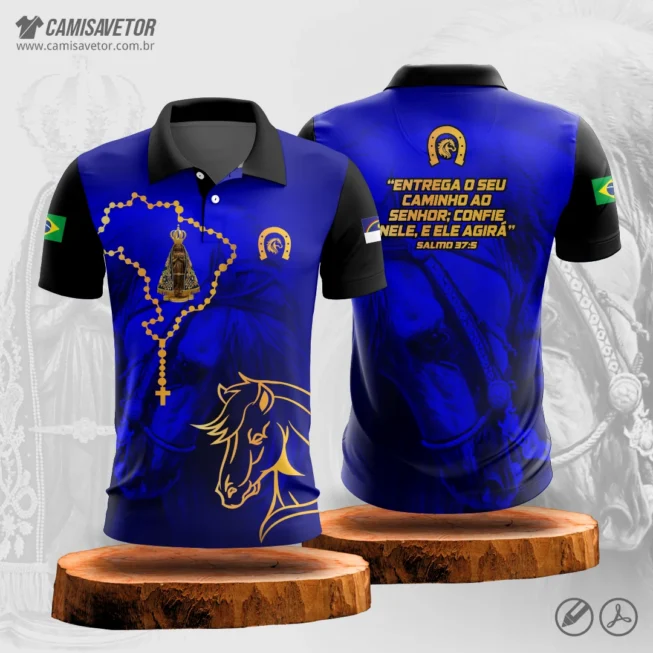 Leve a paixão pela cavalgada diretamente para suas camisas com a Estampa Cavalgada do Patrão! Um design marcante, cheio de identidade e perfeito para eventos, equipes, cavalgadas e apaixonados pelo esporte.