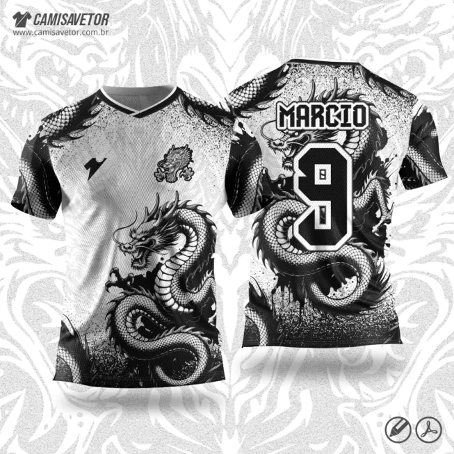 A Estampa Interclasse Dragão God é um produto digital profissional, desenvolvida para camisetas de interclasse escolar, competições, eventos esportivos e projetos personalizados. O dragão representa poder, domínio e superação, com um visual forte e impactante, pronto para impressão.