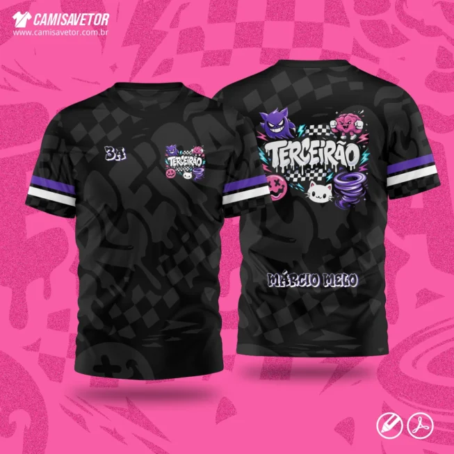 A Estampa Terceirão Fúria é um produto digital profissional, desenvolvida para camisetas de formatura, turmas do terceirão e projetos escolares personalizados. O conceito Fúria transmite atitude, intensidade e determinação, com um visual forte e moderno, pronto para impressão.