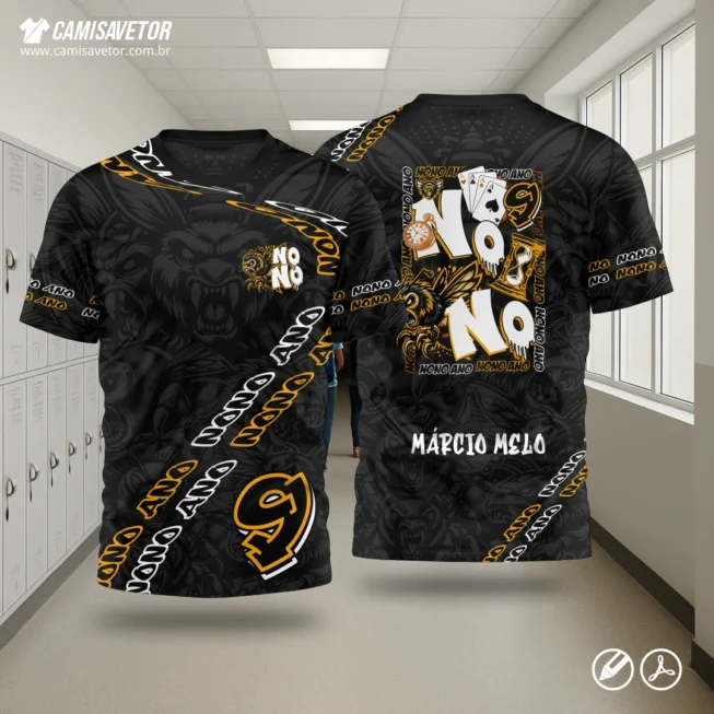 Estampa Nono Ano Abelha é um produto digital profissional, ideal para camisetas de turmas do 9º ano, formaturas escolares e eventos estudantis.