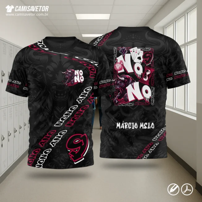 Estampa Nono Ano Touro é um produto digital profissional, ideal para camisetas de turmas do 9º ano, formaturas escolares e eventos estudantis.