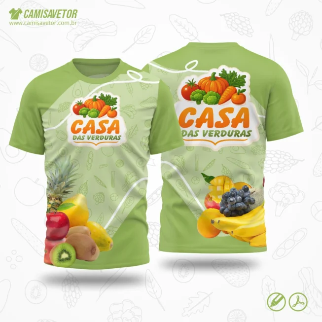 Estampa Casa das Verduras